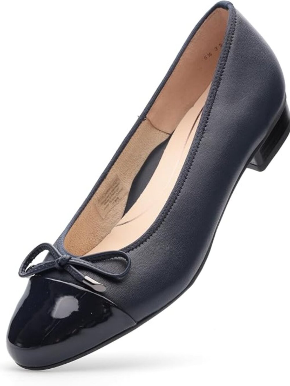 100% Leather ARA Women's Ballet Flat 9.5 Narrow